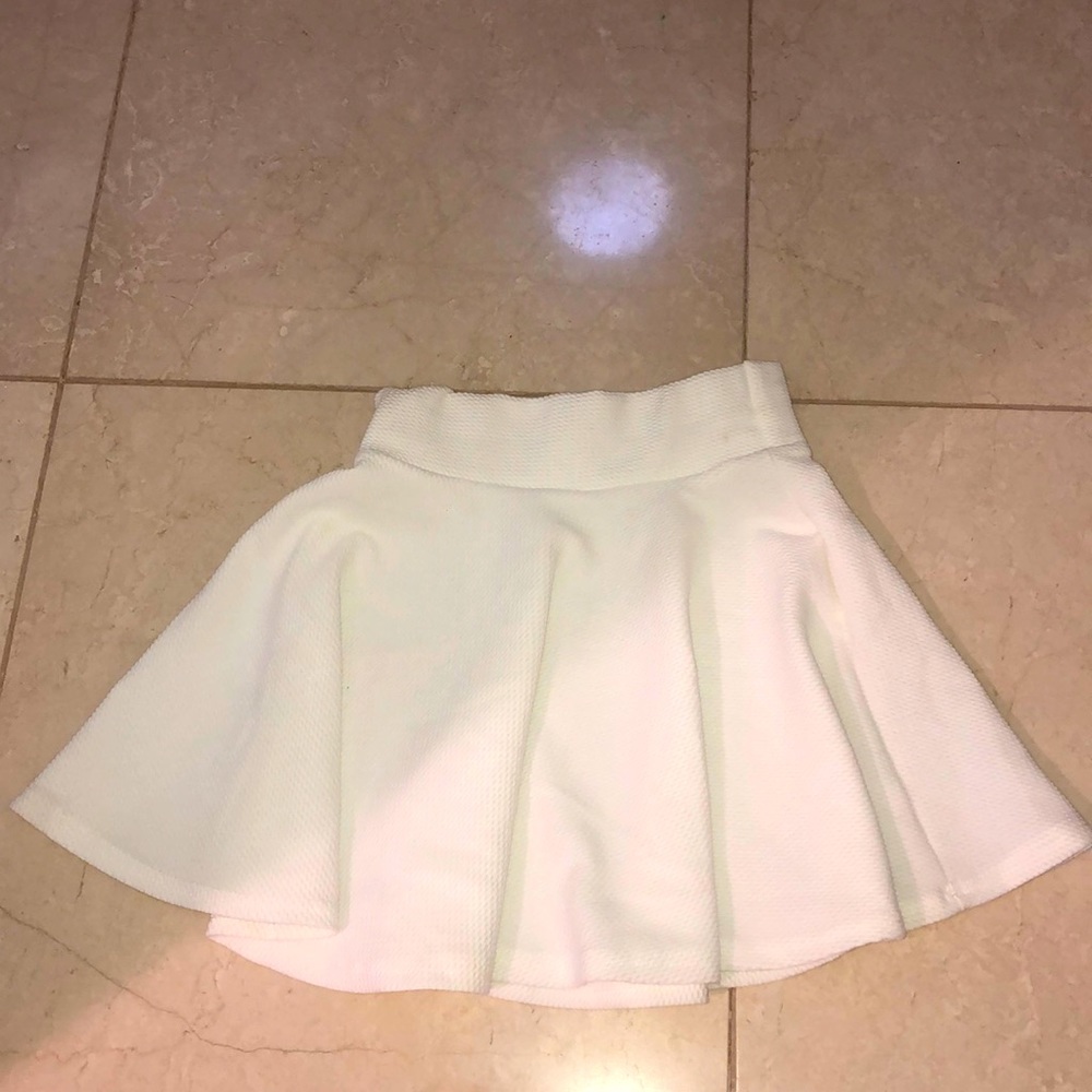 white sports skirt
